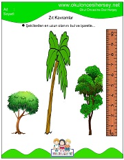 Zıt Kavram Eğitici Kartları